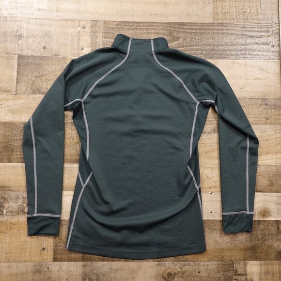 Columbia Heavyweight Baselayer Half Zip Men’s Medium Dark Green Omni-Heat - Picture 10 of 13
